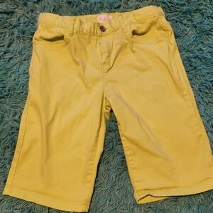 Place Bright Yellow (LIME) Kids Bermuda Shorts